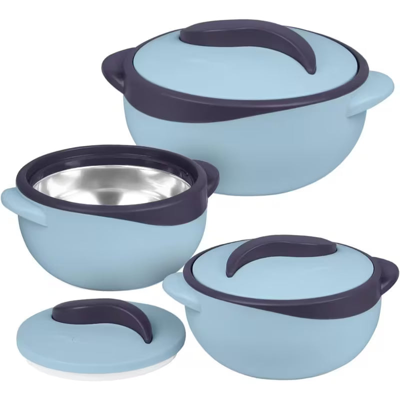 3-Piece Insulated Casserole Dish Set with Lids
