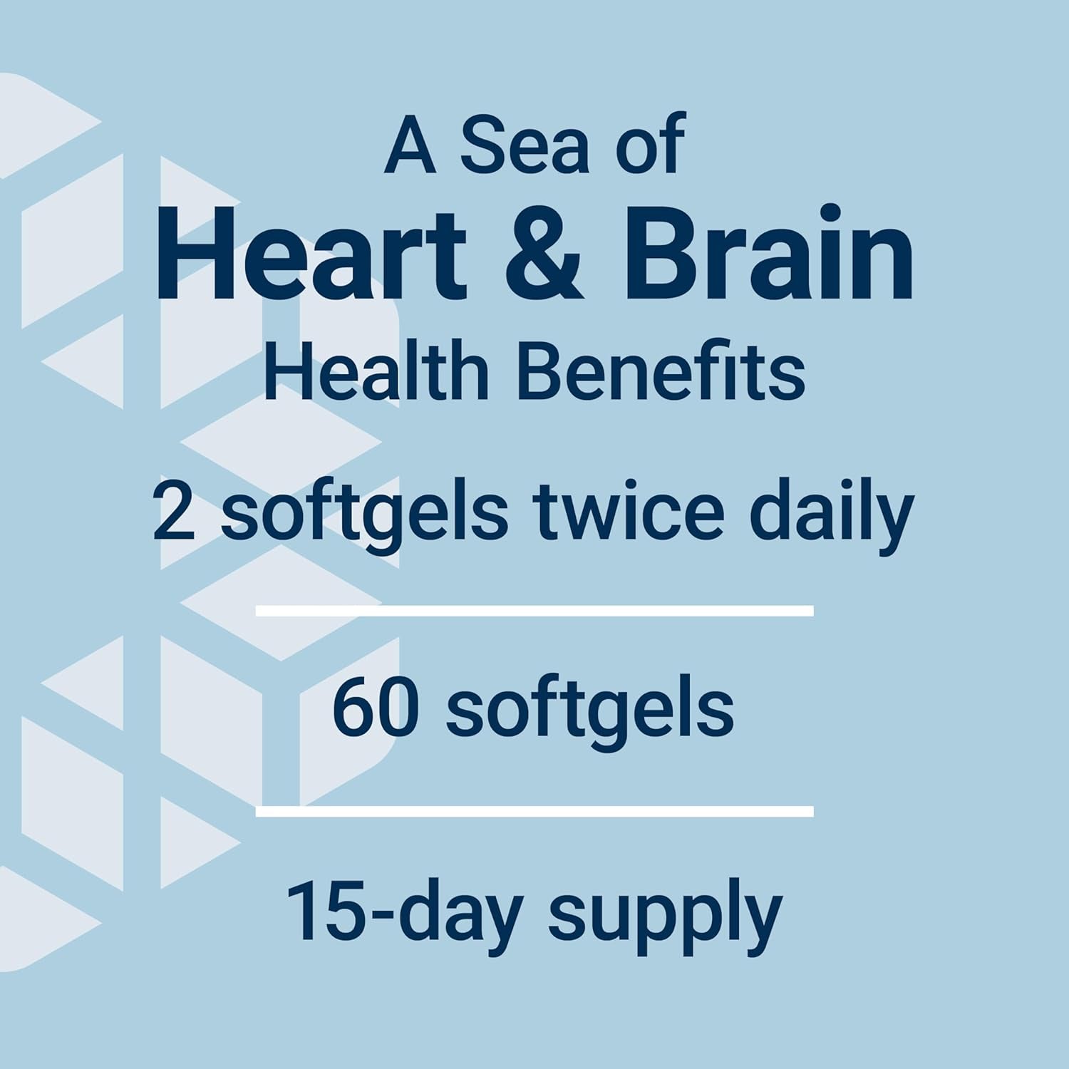 Super Omega-3 EPA/DHA Fish Oil, Sesame Lignans & Olive Extract – Heart Health, Brain Health, Inflammation Health Support, Cholesterol Health Support, Gluten-Free, Non-Gmo, 60 Softgels
