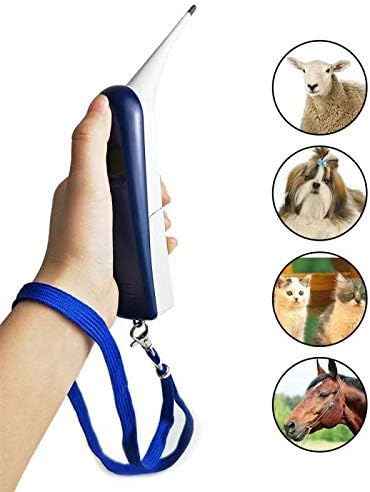 Pet Thermometer Digital Fast Accurate Dog Cat Small Pets Rectal Vet