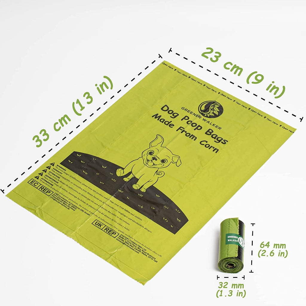 540 Count Extra Thick Leak Proof Dog Poop Bags Refill Rolls