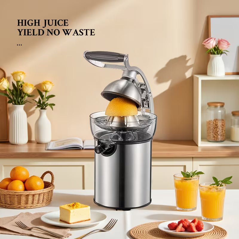 Electric Citrus Juicer Squeezer with Interchangeable Cones