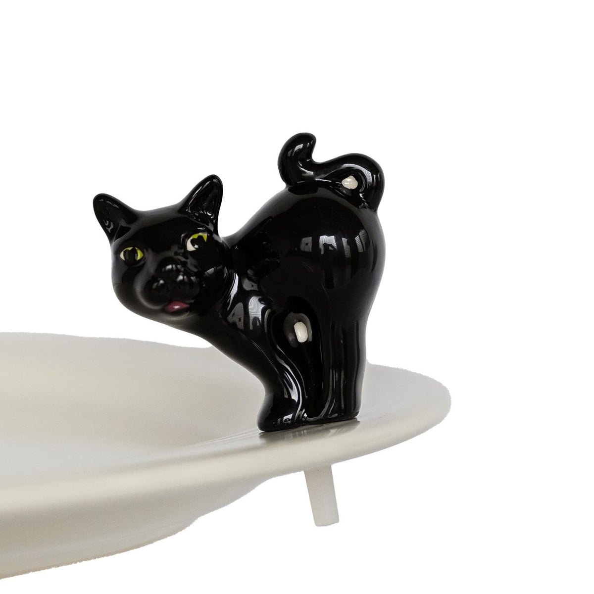 Nora Fleming Hand-Painted Mini: Scaredy Cat (Black Cat) A419