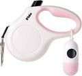Retractable Dog Leash 16ft For Small Dogs Reflective Anti Slip Handle Bags