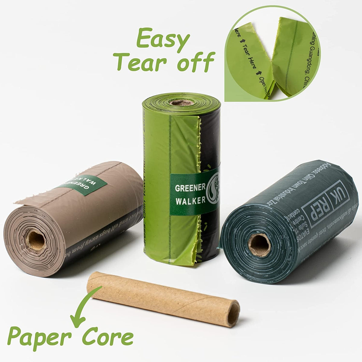 540 Count Extra Thick Leak Proof Dog Poop Bags Refill Rolls
