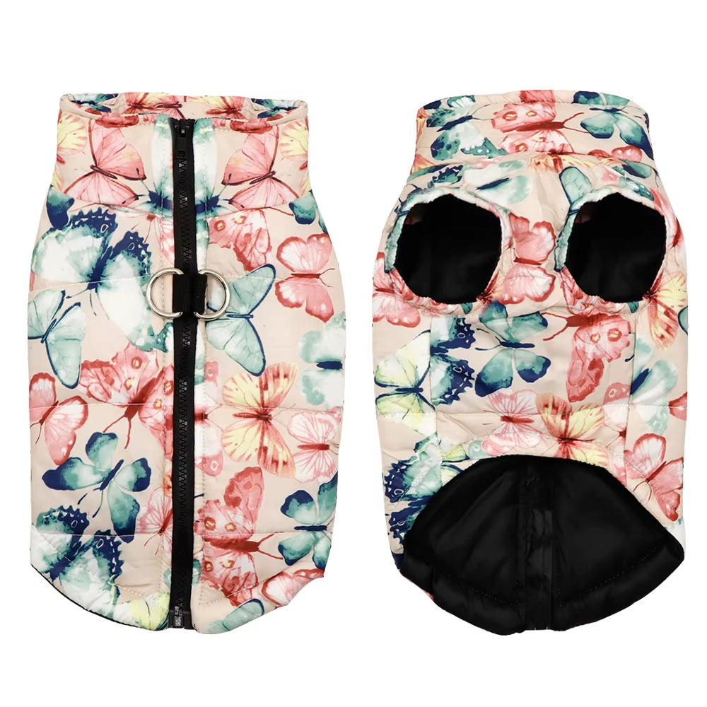Winter Pet Dog Clothes French Bulldog Pet Warm Jacket Coat Waterproof Dog Clothing Outfit Vest for Small Medium Large Dogs