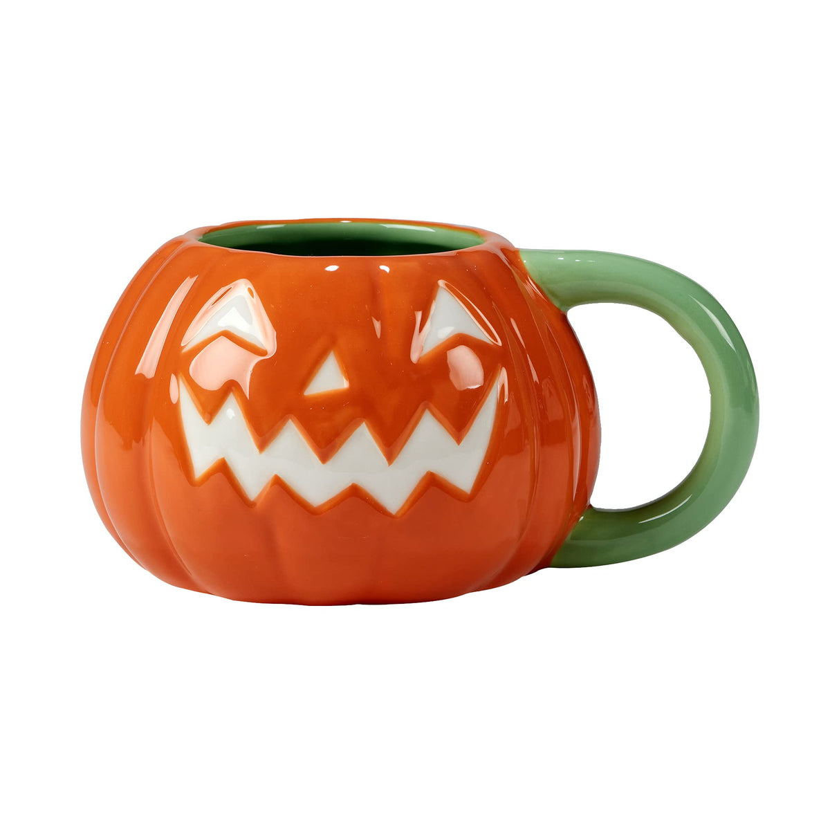 Scaredy Cat 3-D Ceramic Halloween Mugs, Set of 4 – Add spooky fun to your fall mornings with ghost, pumpkin, skull, and black cat designs, perfect for coffee, cocoa, or festive party drinks