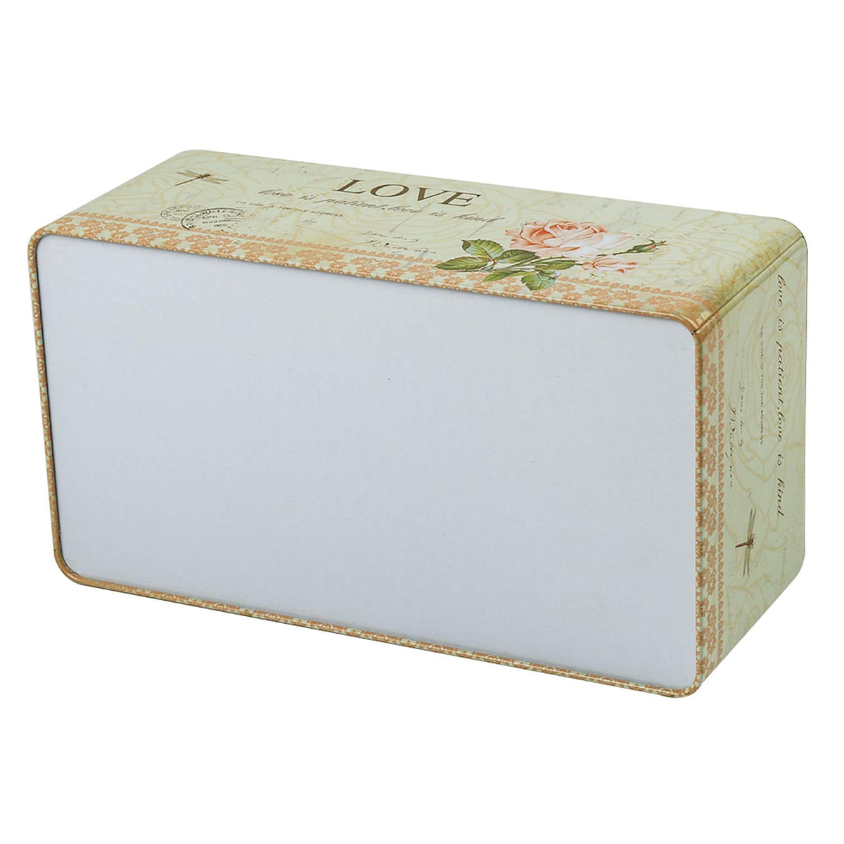 PHILPETY Decorative Metal Tissue Holder Country Rural Rectangular Tissue Box Cover - Bathroom, Kitchen, Office Room