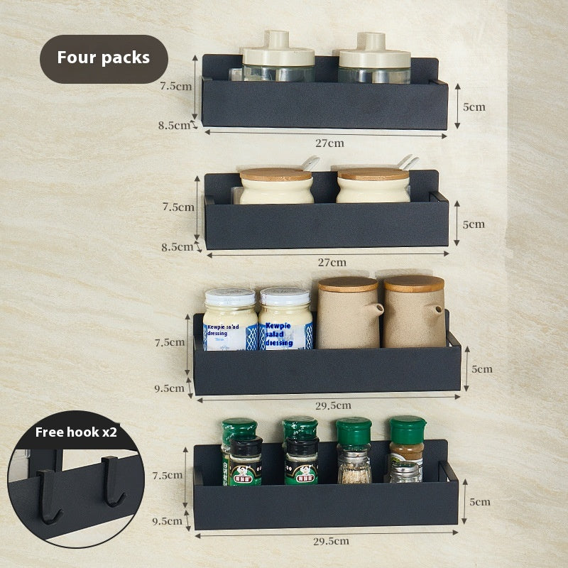 Wall-Mounted Storage Rack Household Kitchen Seasoning Product Seasoning