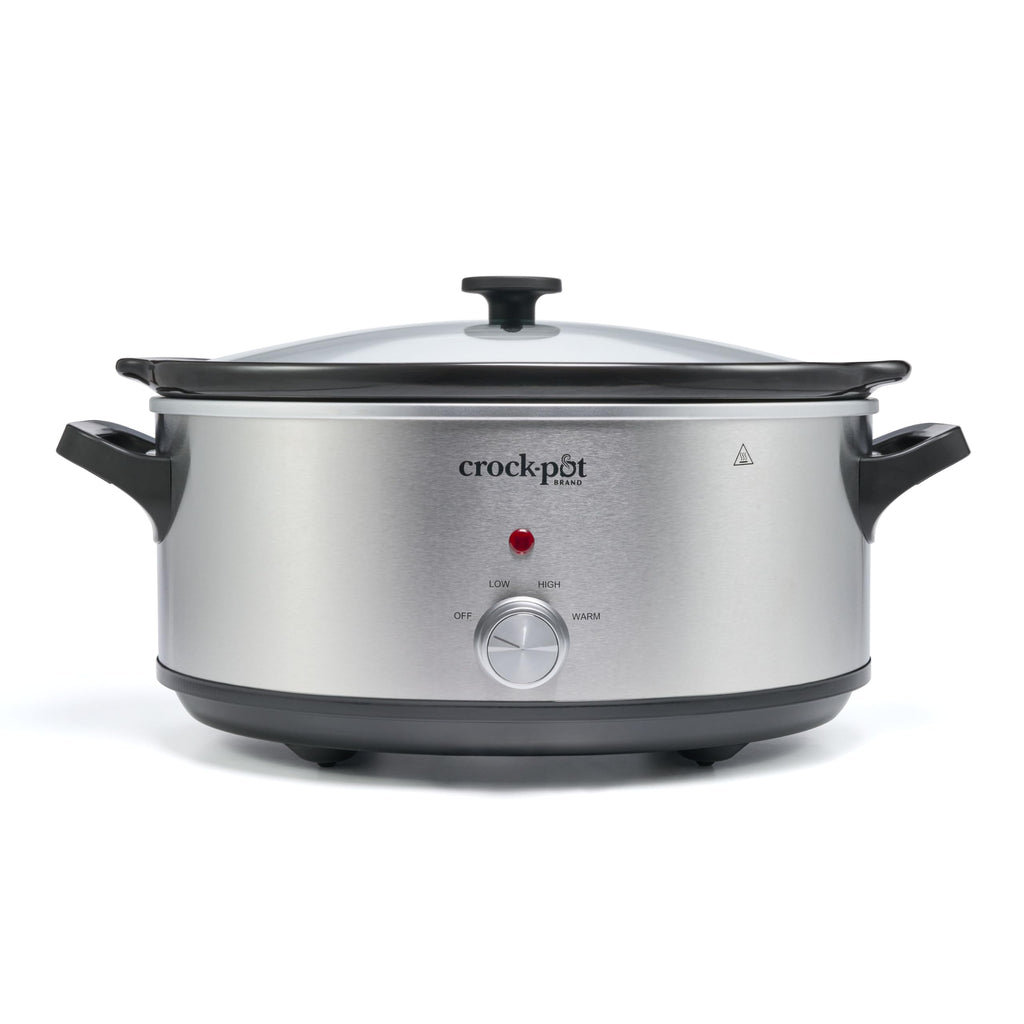 Crock-Pot 10QT Manual Slow Cooker, Stainless Steel