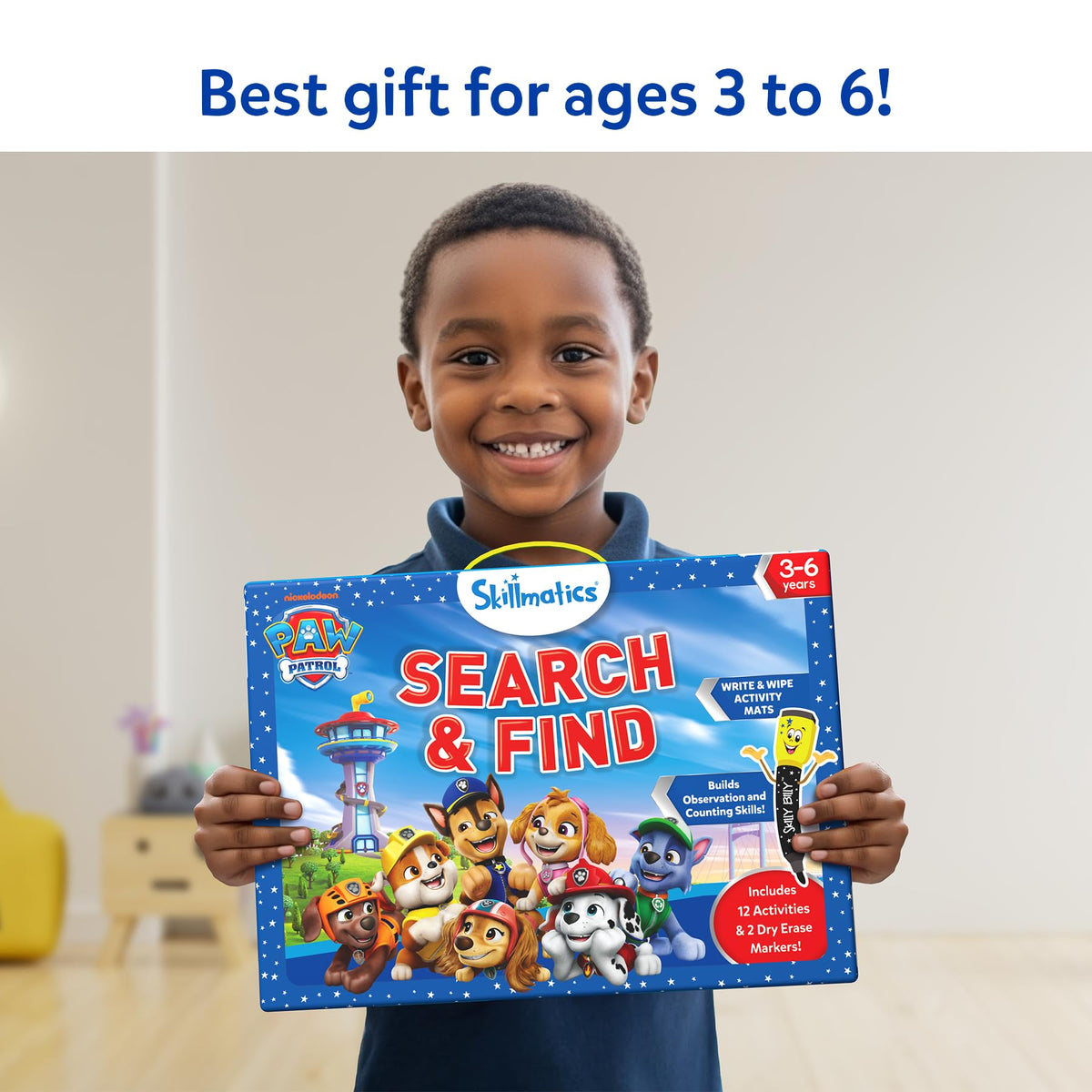 Skillmatics Search and Find – PAW Patrol, Preschool Activity, Gift for Kids