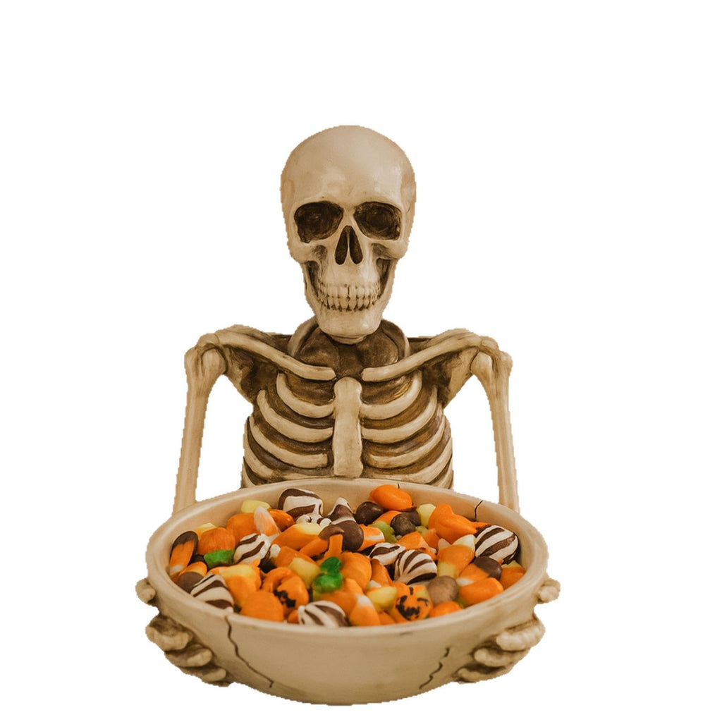 Skeleton Ornaments Home Decor Desktop Sculpture Key Storage Tray Living Room Wine Cabinet Handicrafts Resin Sculptures