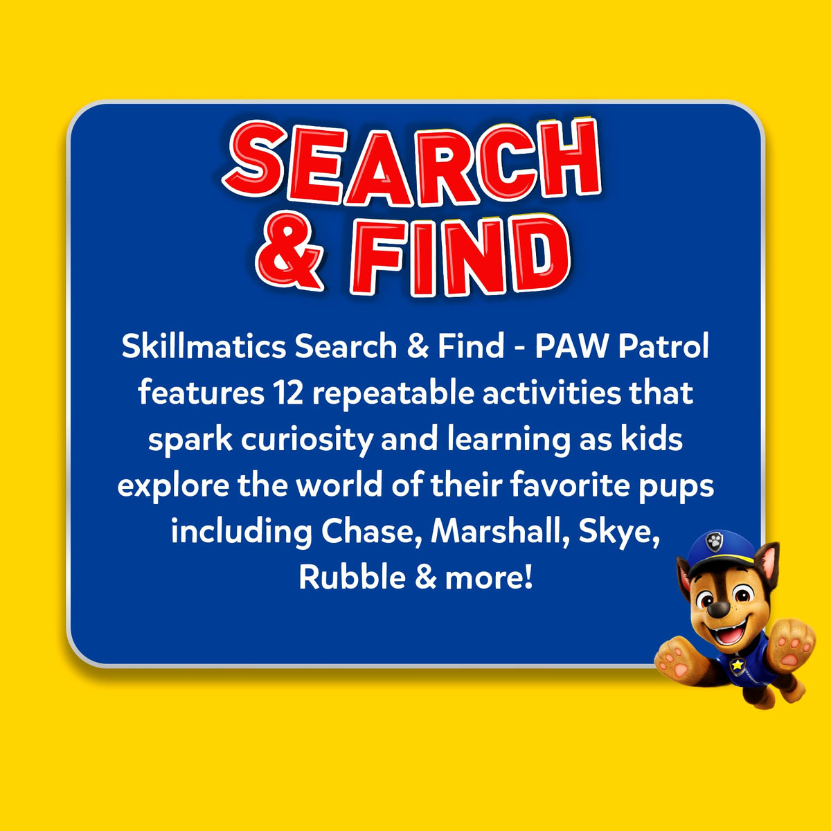 Skillmatics Search and Find – PAW Patrol, Preschool Activity, Gift for Kids