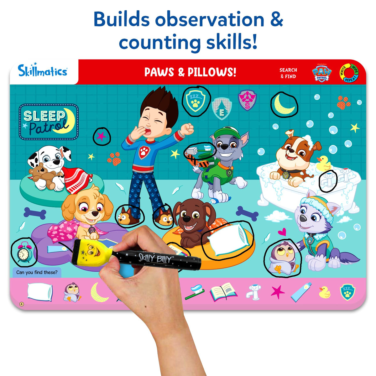 Skillmatics Search and Find – PAW Patrol, Preschool Activity, Gift for Kids