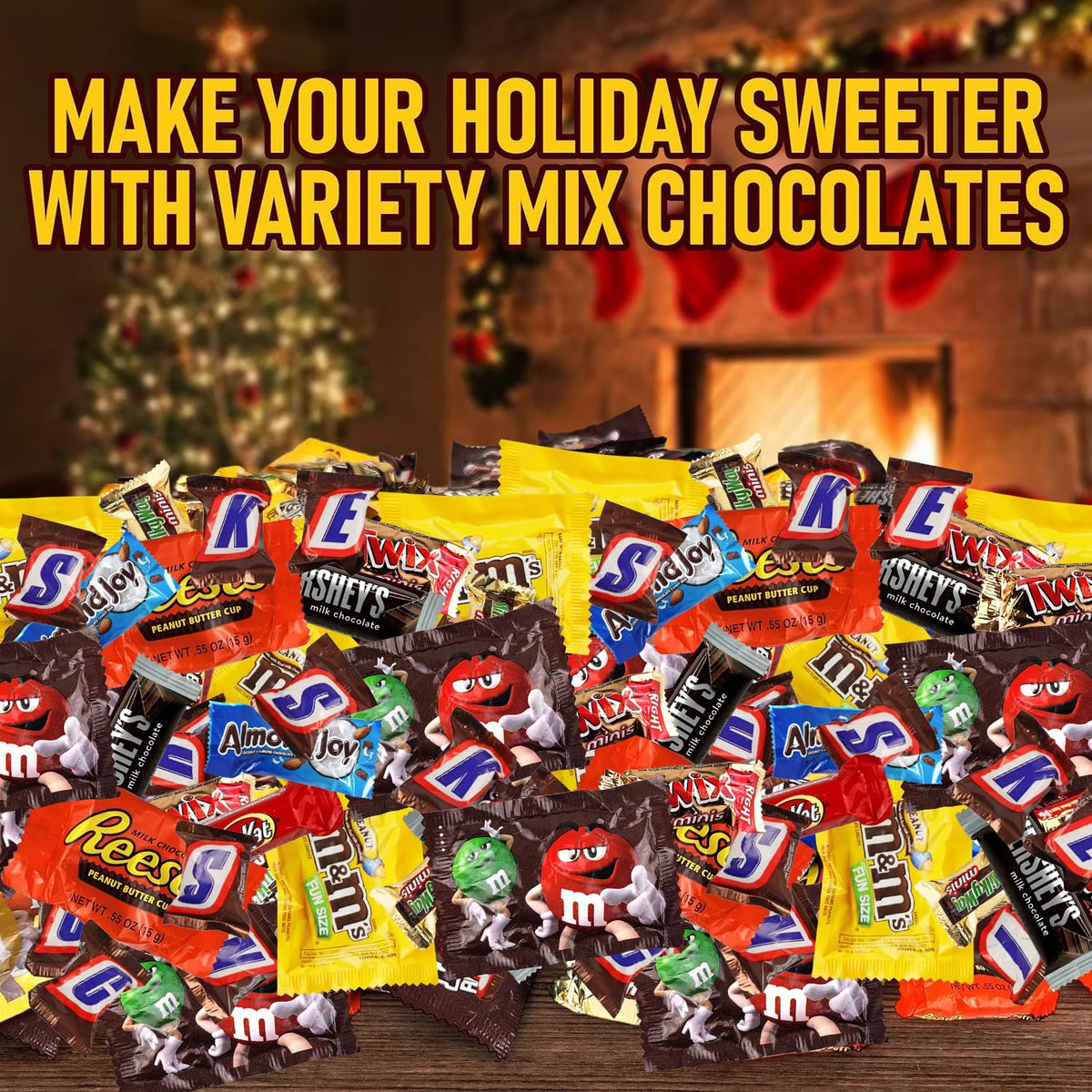 Halloween Chocolate Candy Variety Pack 5 Lb, 225+ Individually Wrapped