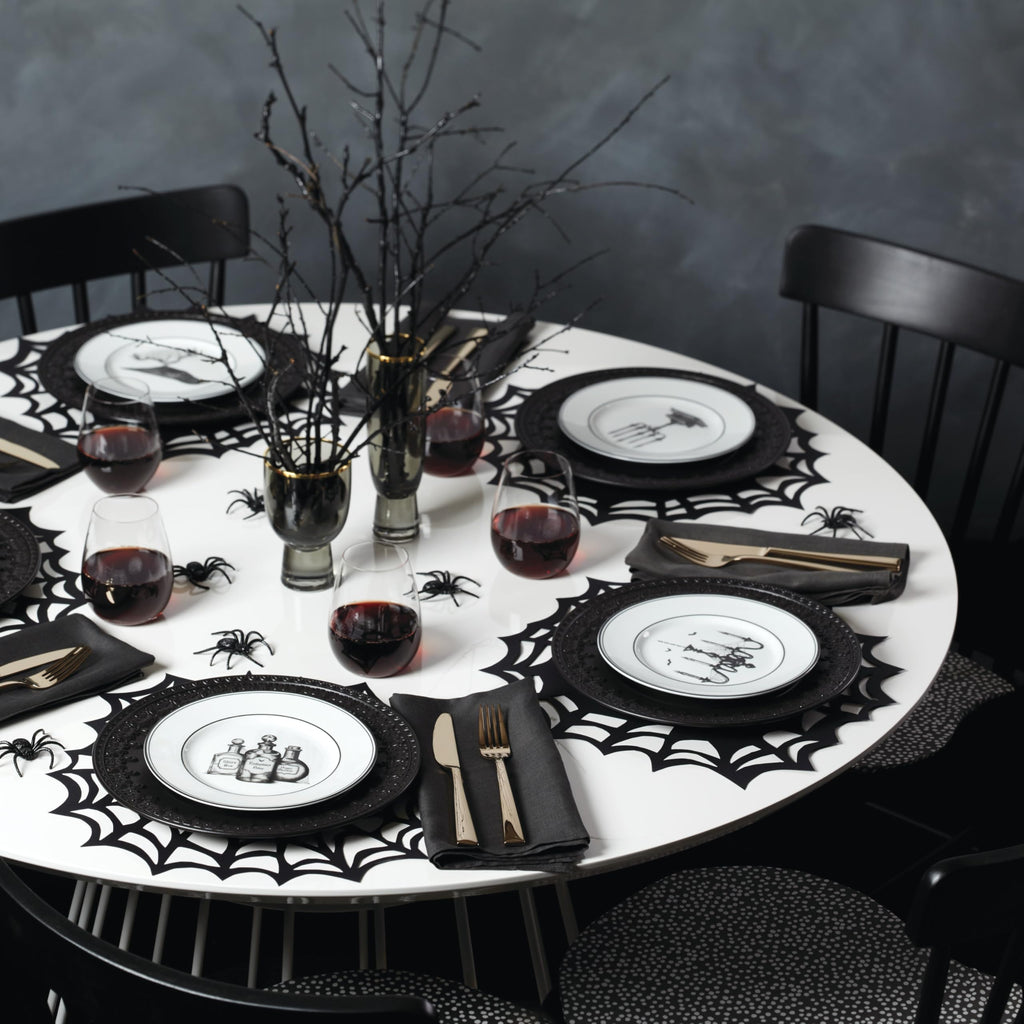 Lenox Vintage Halloween Porcelain Dessert Plates, Set of 4