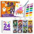 ZMLM 24 Pack Halloween Coloring Books - Halloween Party Favors for Kids 4-8