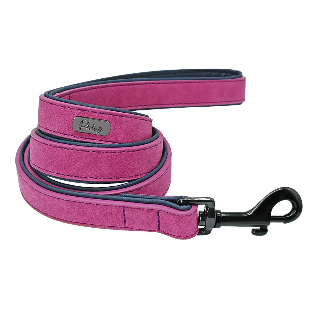 Dog Leash Harness Leather Lead Pet Dog Puppy Walking Running Leashes Training Rope Belt for Small Medium Large Dogs Pet Supplies