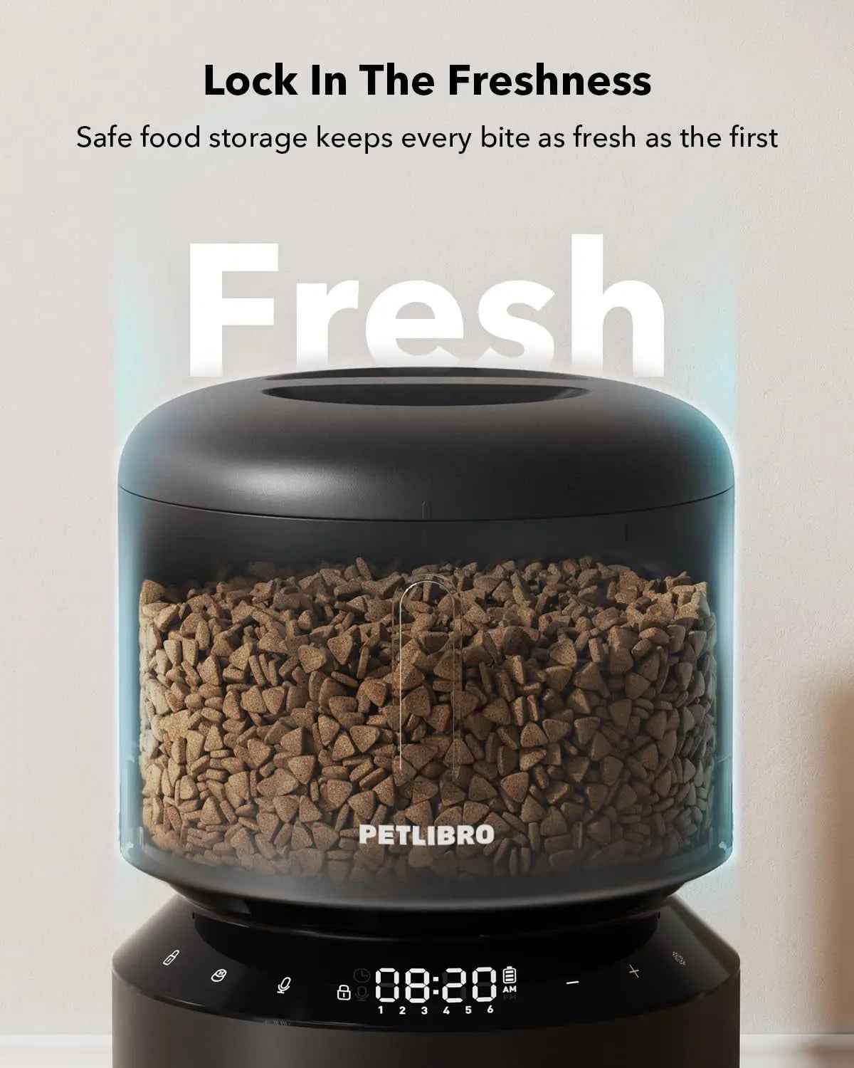 Automatic Pet Feeder 3L/5L with Camera, Timed Portions, Voice Call, Dual Power