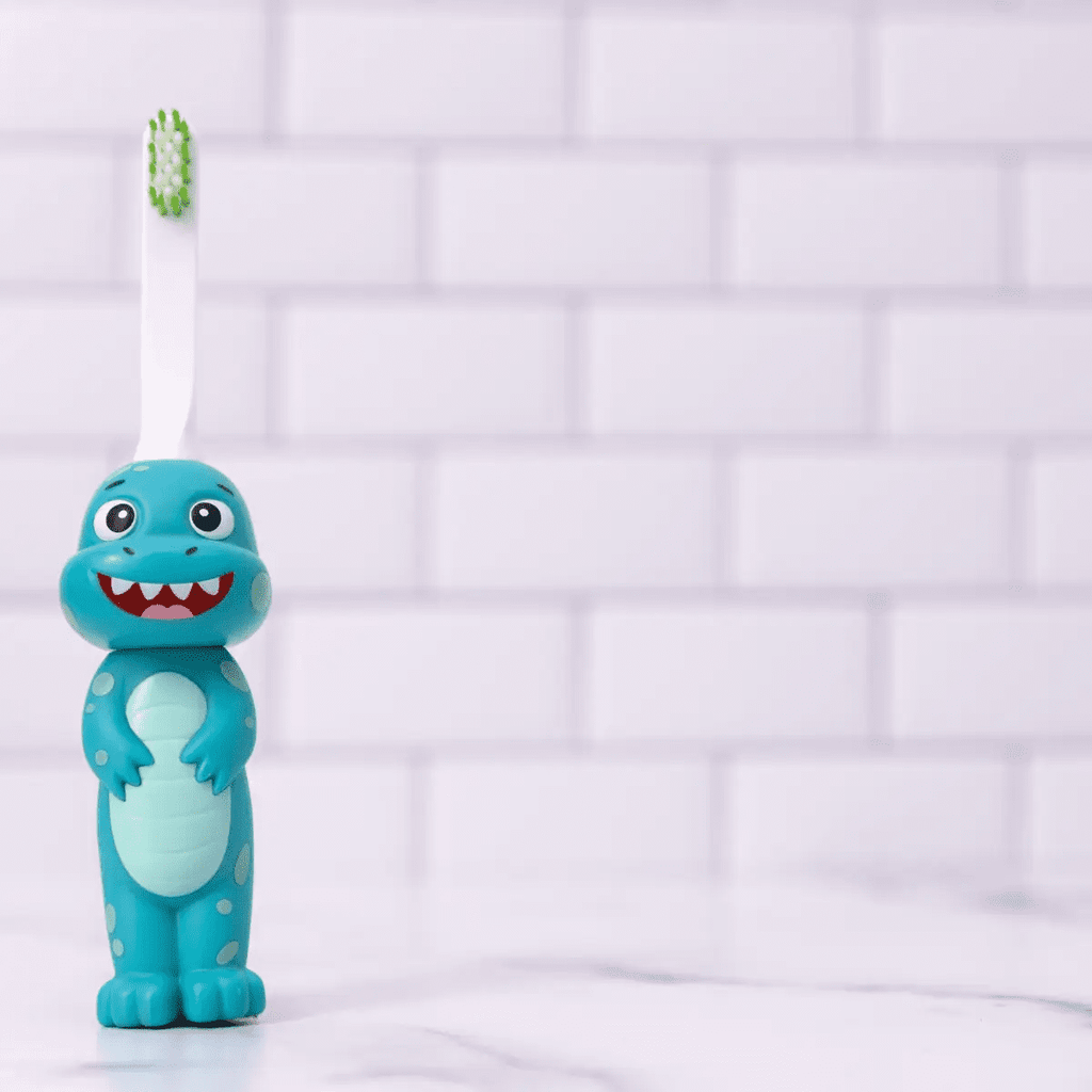 Brushy the Brushasaurus Dinosaur Toothbrush for Kids – Fun Brush Toy