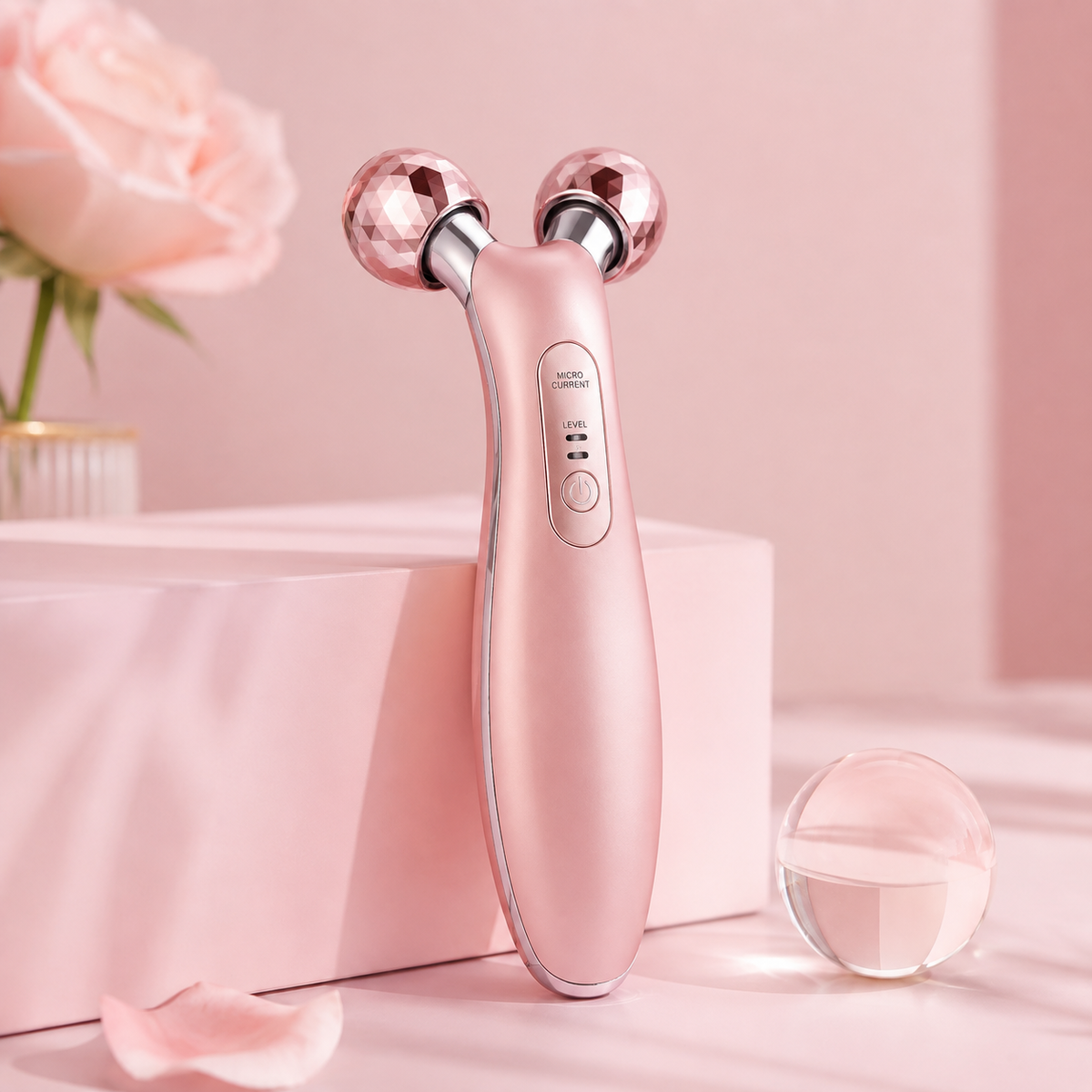 Micro Current Beauty Instrument Roller Instrument Beauty Massager Face