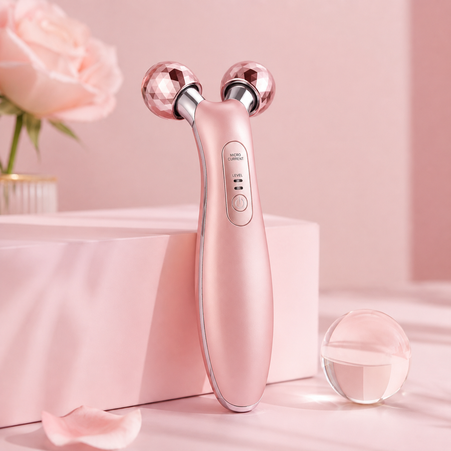 Micro Current Beauty Instrument Roller Instrument Beauty Massager Face
