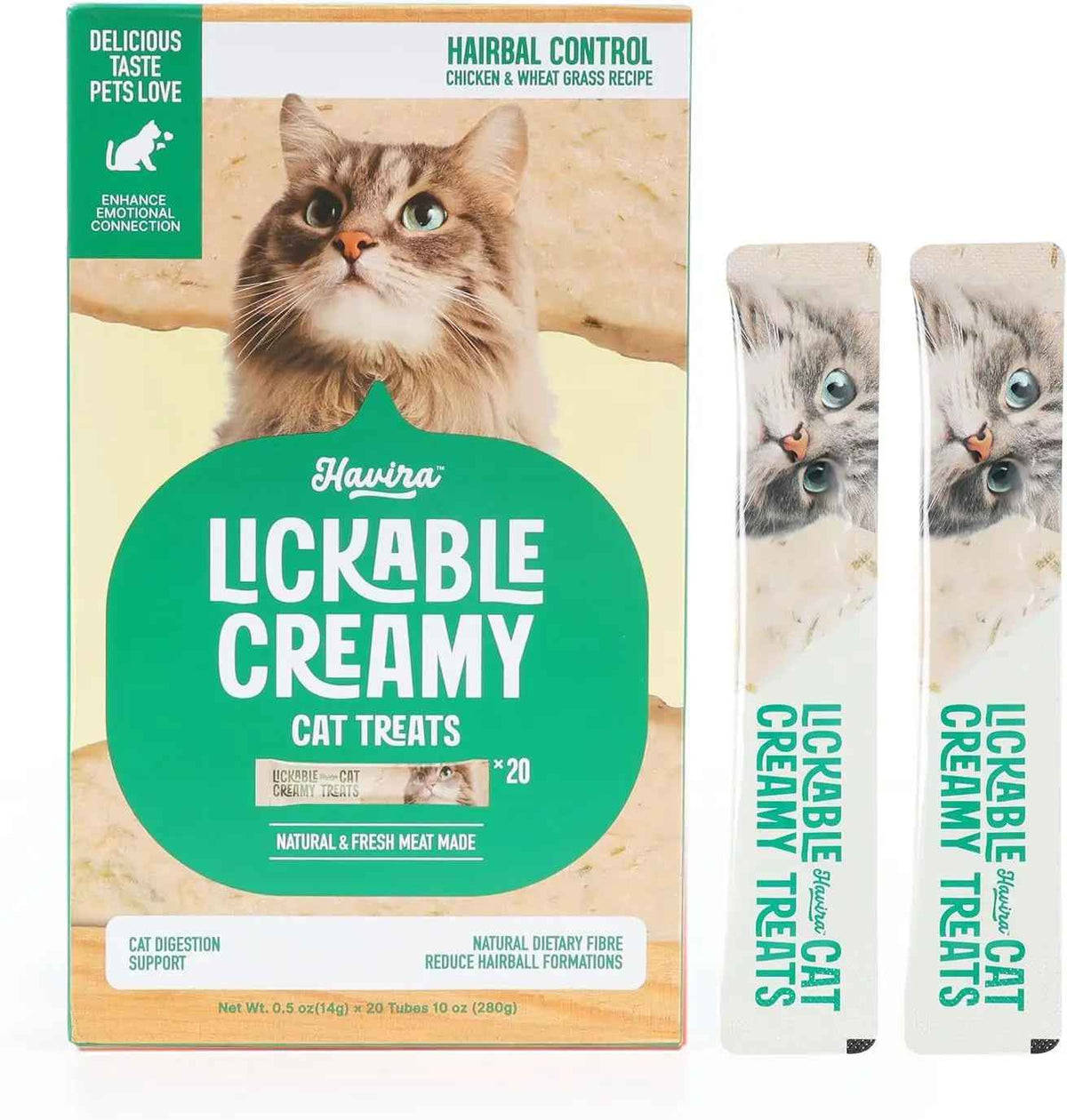 Lickable Cat Treat Skin Coat Salmon Omega-3 Grain Free Squeeze