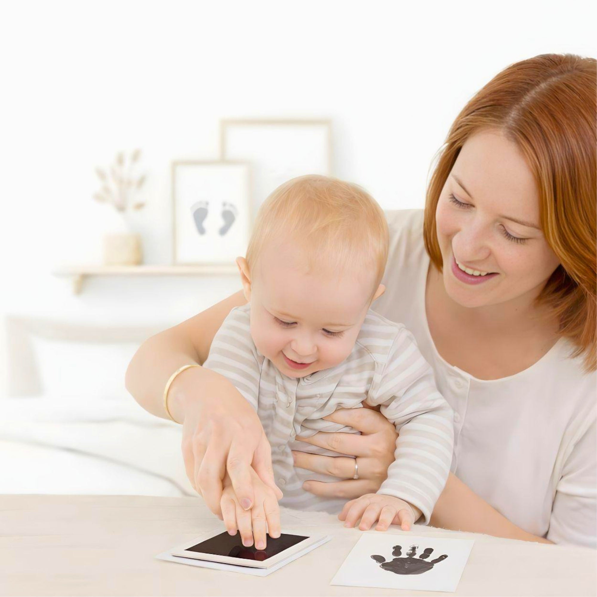 Mess-Free Baby Handprint & Footprint Keepsake Kit – 4 Pack