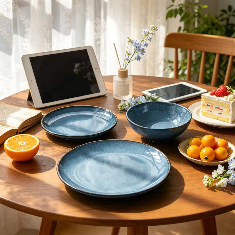 12-Piece Stoneware Dinnerware Set Service for 4