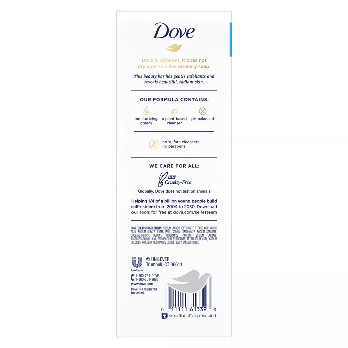 Dove Beauty Gentle Exfoliating Beauty Bar Soap