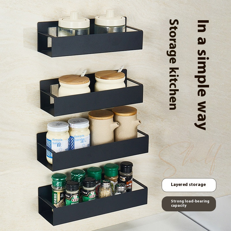 Wall-Mounted Storage Rack Household Kitchen Seasoning Product Seasoning