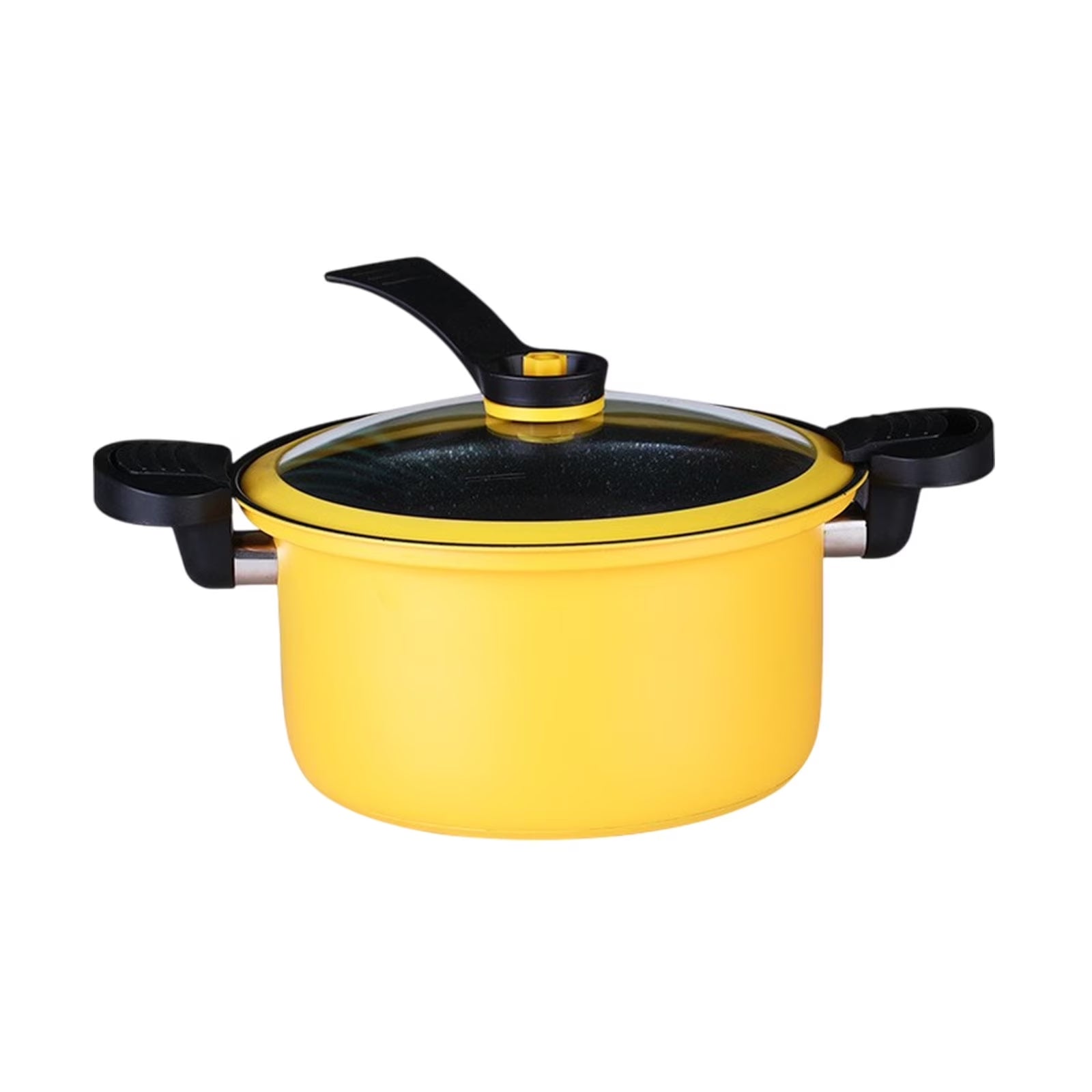 Pressure Cooker, Non Stick Aluminum Pressure Cooker, 26Cm Large Capacity Micro Pressure Smothering Pot, Kitchen Cookware for Soup Stew Rice, Household Cooking Pots
