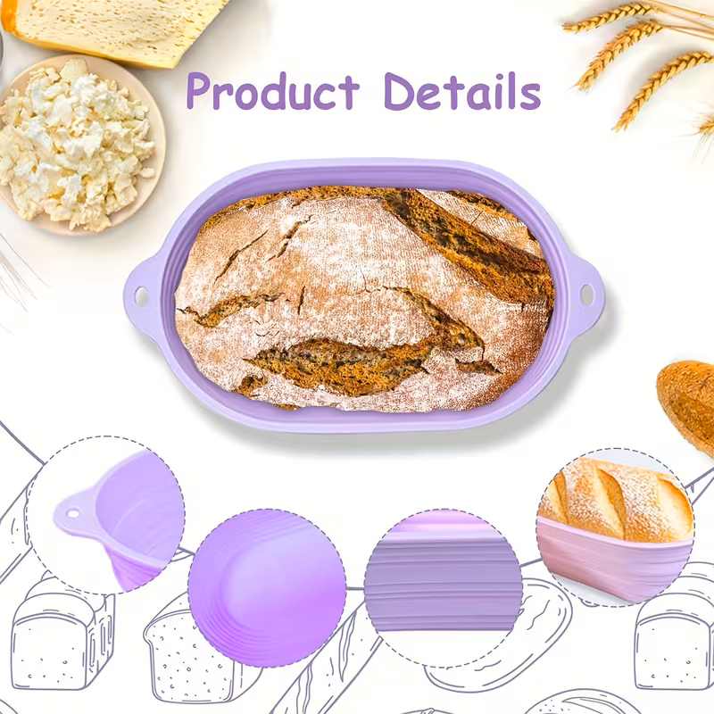 94-Piece Sourdough Bread Starter and Proofing Basket Baking Kit