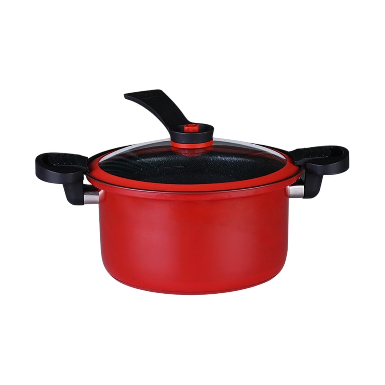 Pressure Cooker, Non Stick Aluminum Pressure Cooker, 26Cm Large Capacity Micro Pressure Smothering Pot, Kitchen Cookware for Soup Stew Rice, Household Cooking Pots