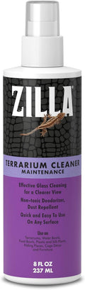 Zilla Terrarium Cleaner for Glass & Acrylic – Anti-Static Formula