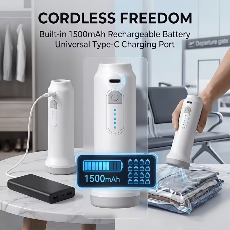 20-Piece Vacuum Storage Bag Set with Electric Air Pump