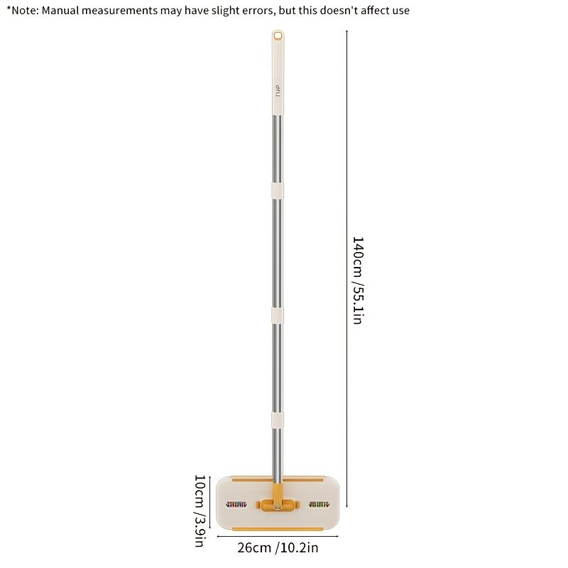 10.2-Inch Automatic Fabric-Clamping Flat Mop