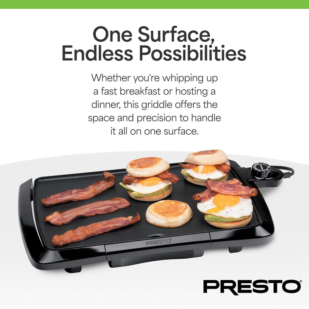 Presto 10.5x16-Inch Ceramic Nonstick Electric Griddle