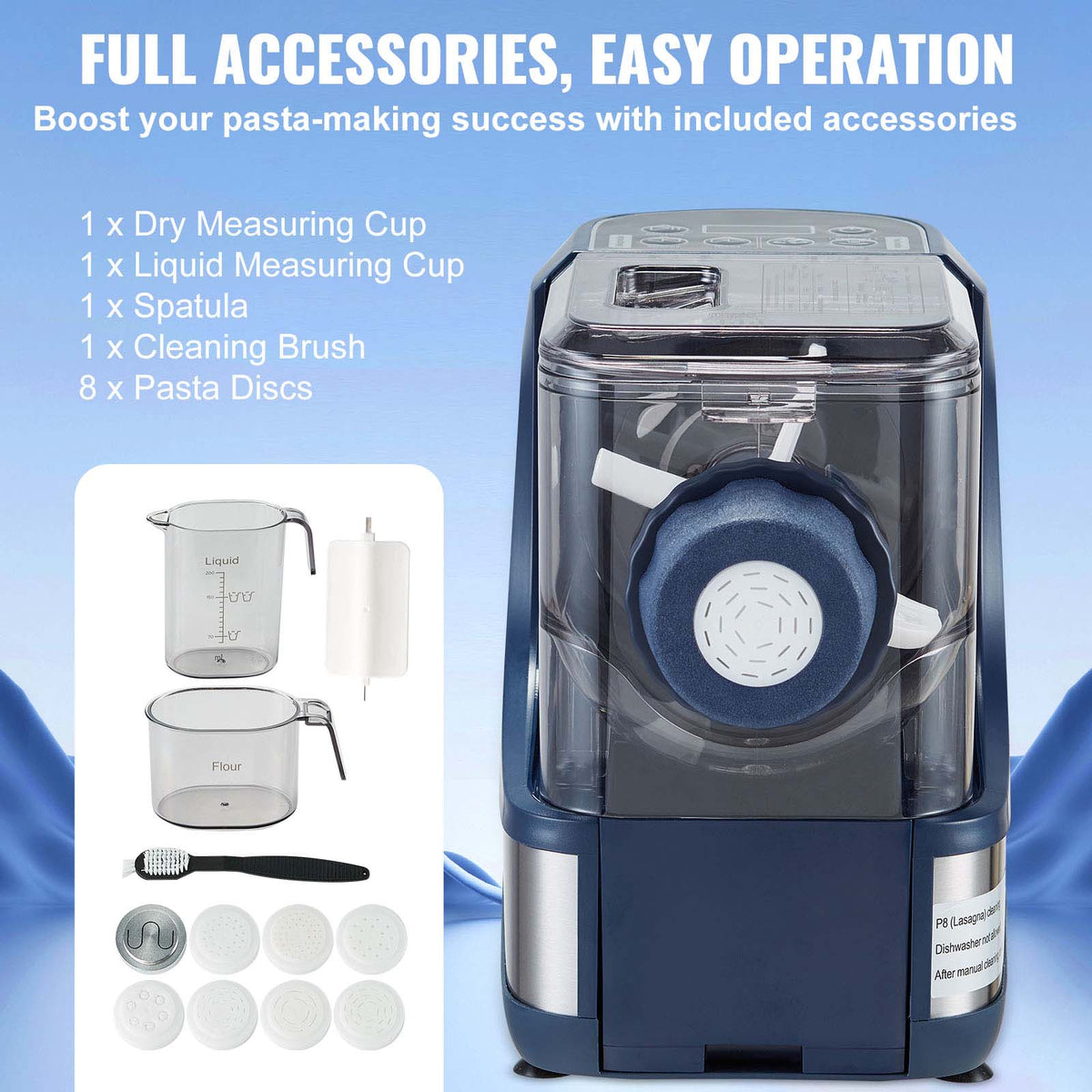 VEVOR 150W Electric Pasta Maker Machine