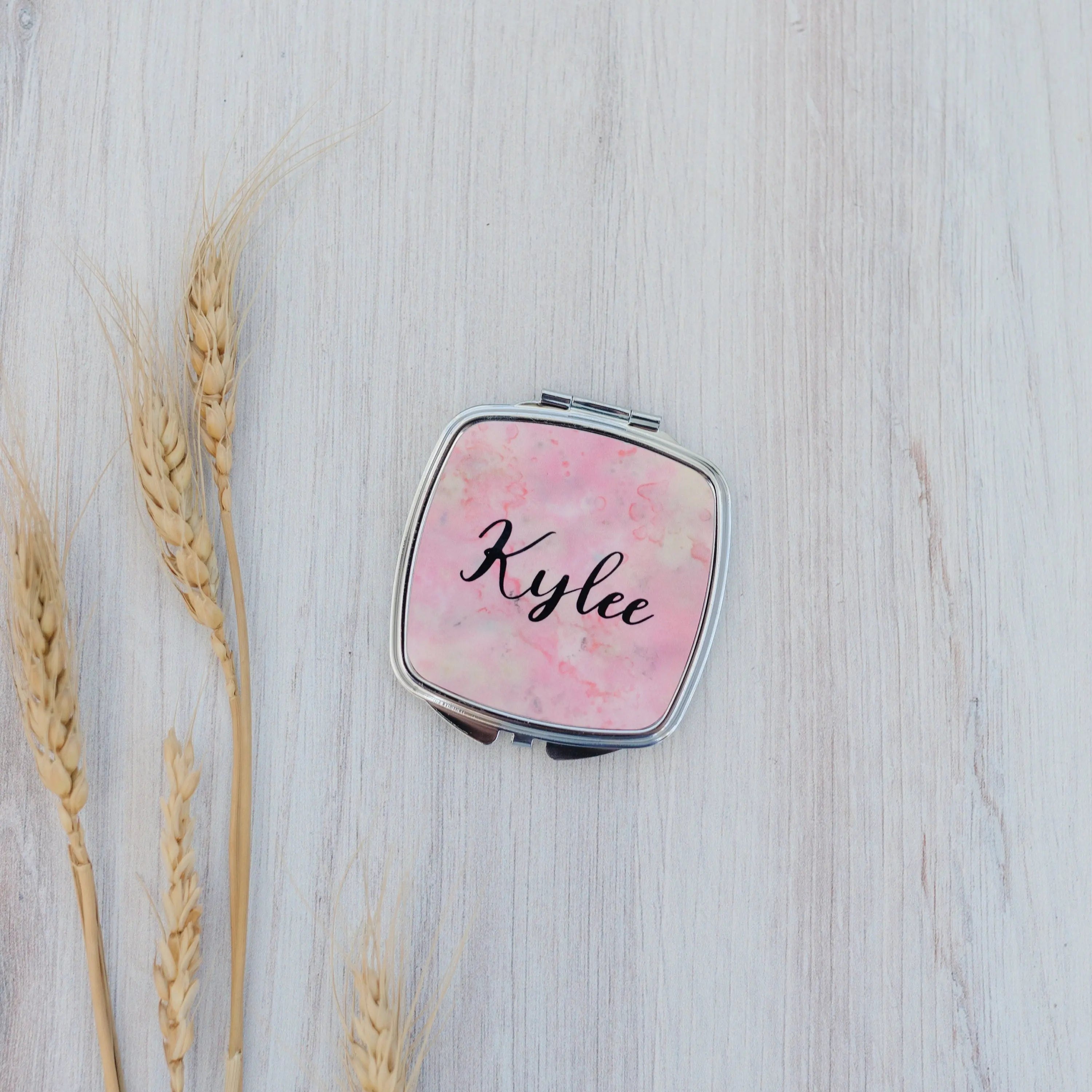 Personalized Gift for Her, bridesmaid gifts, Personalized Compact Mirror, cosmetic gifts for her under 20, personalized gifts for women