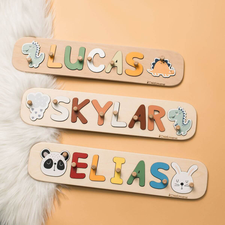 Name Puzzle with Pegs